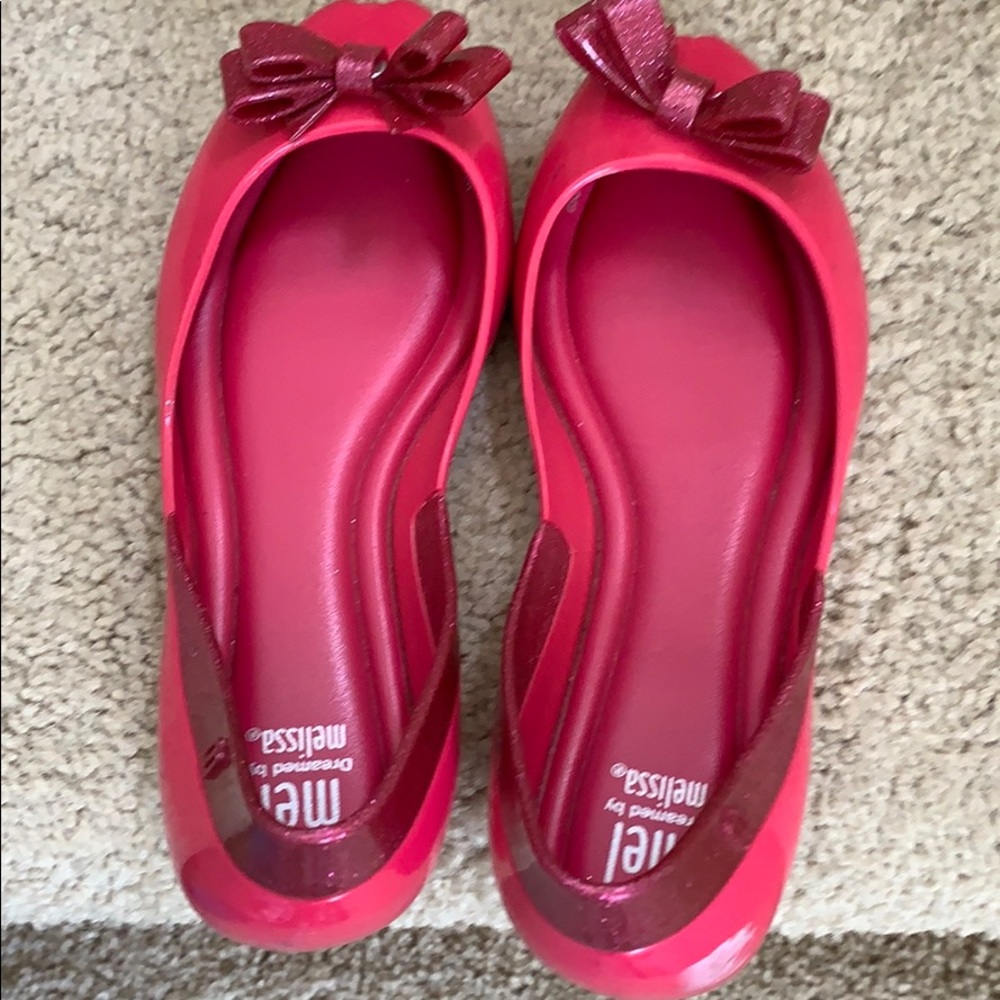 Used Hot Pink Mel Melissa Shoes